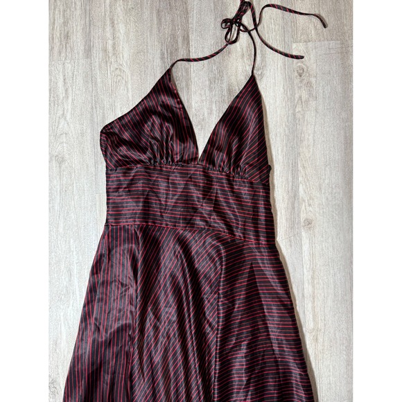 Alyn Paige New York‎ Dress Women's Halter Neck Striped Fit & Flare Party - Picture 2 of 4